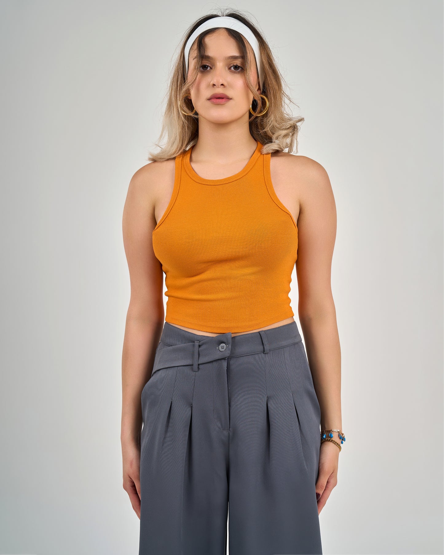 Seam trousers fabric decorative belt