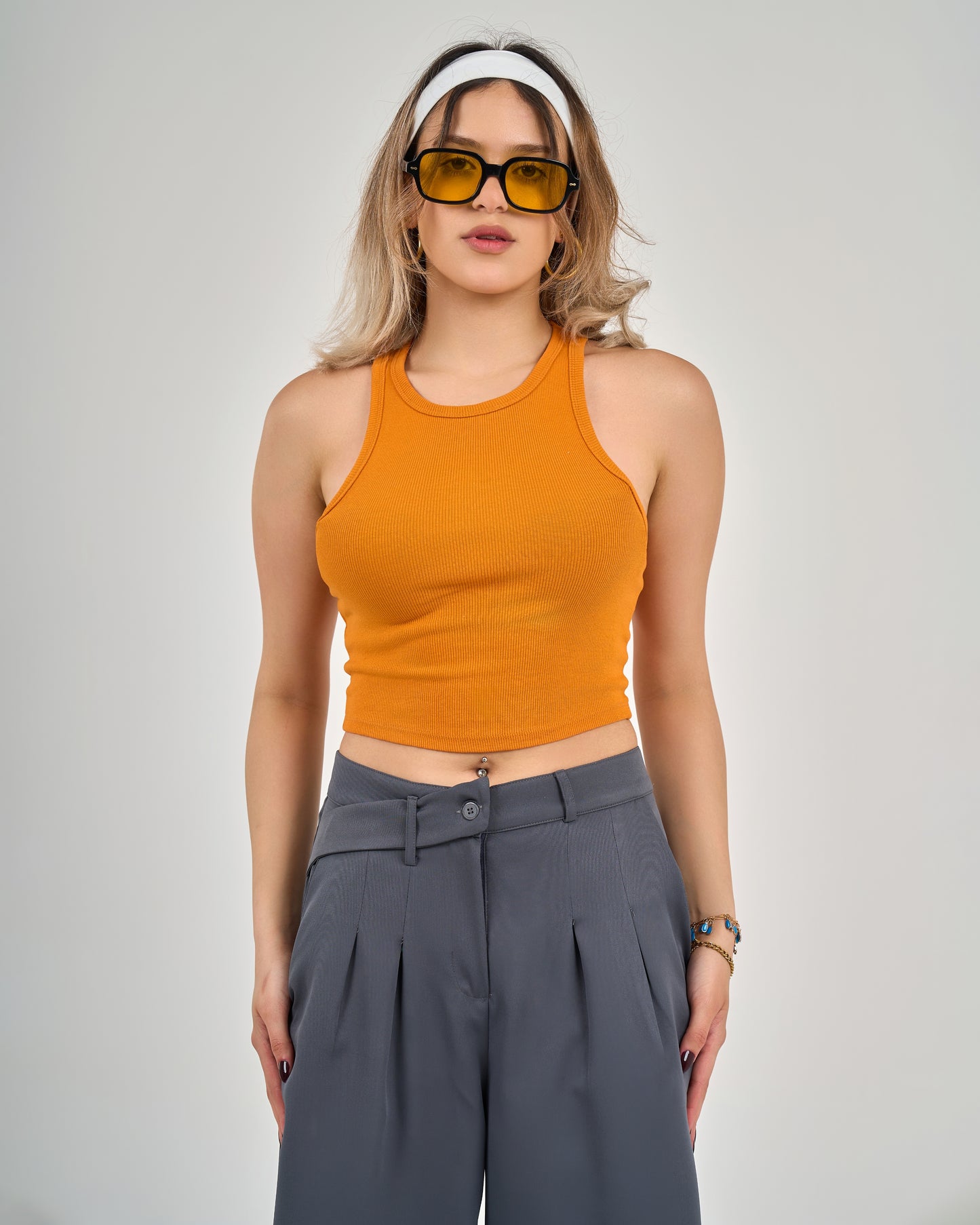 Seam trousers fabric decorative belt