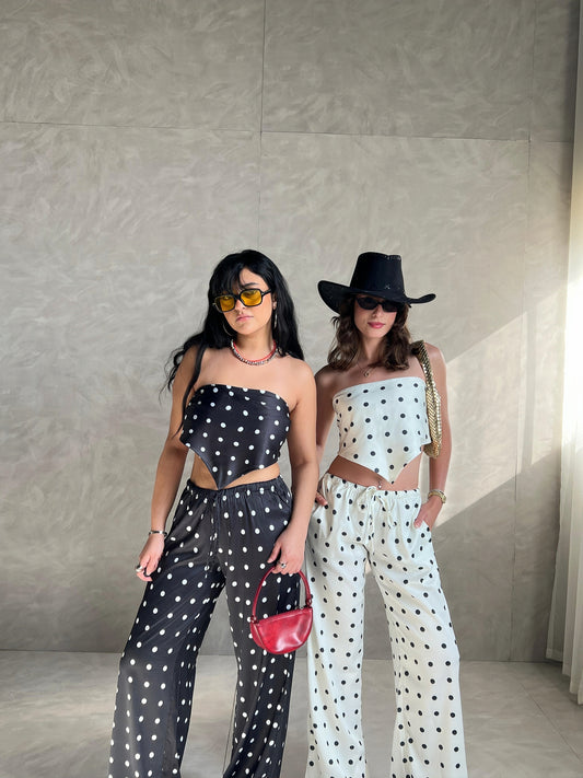 "Midnight Polka Summer Set"