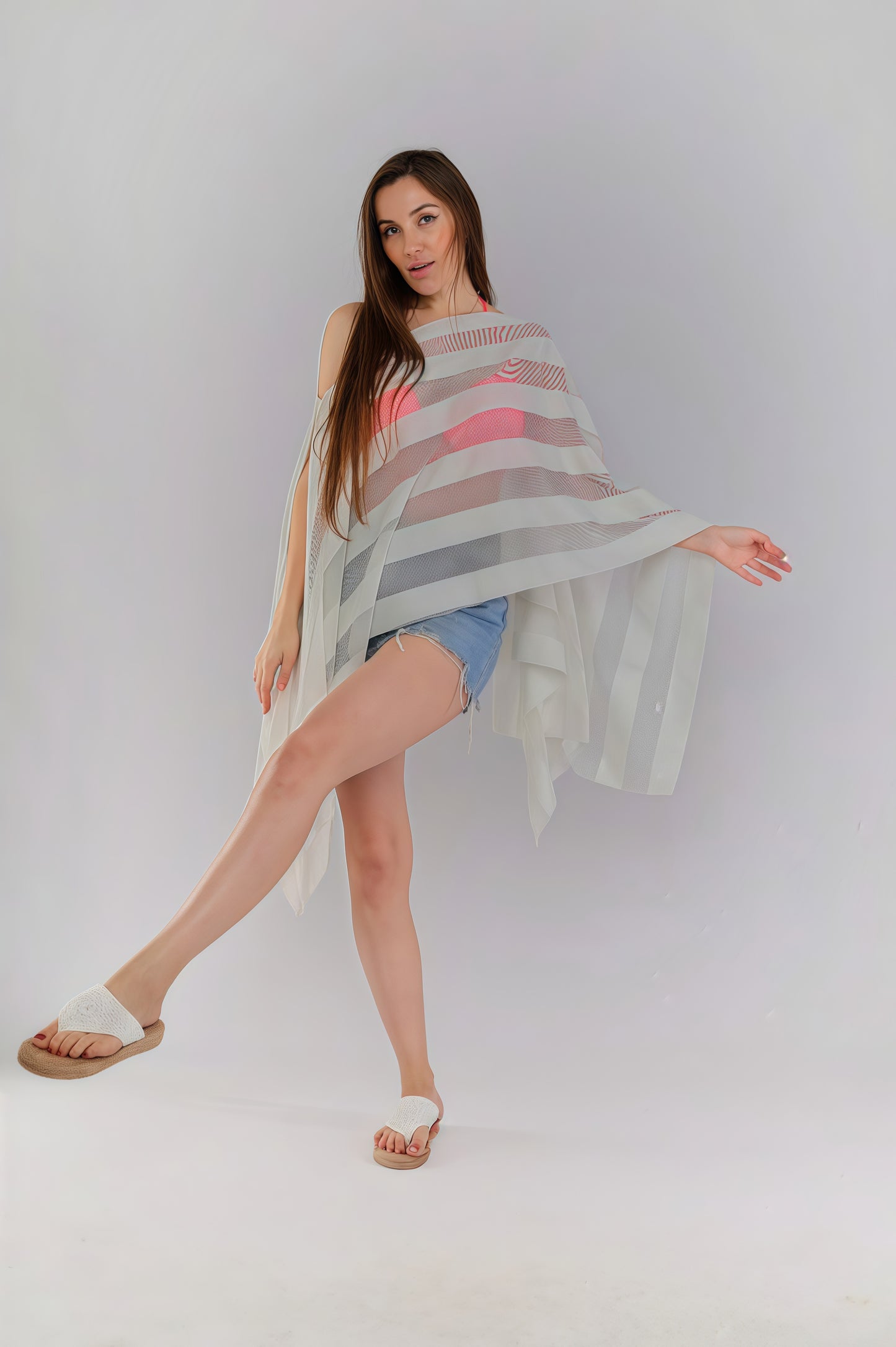 White Beach Cover up
