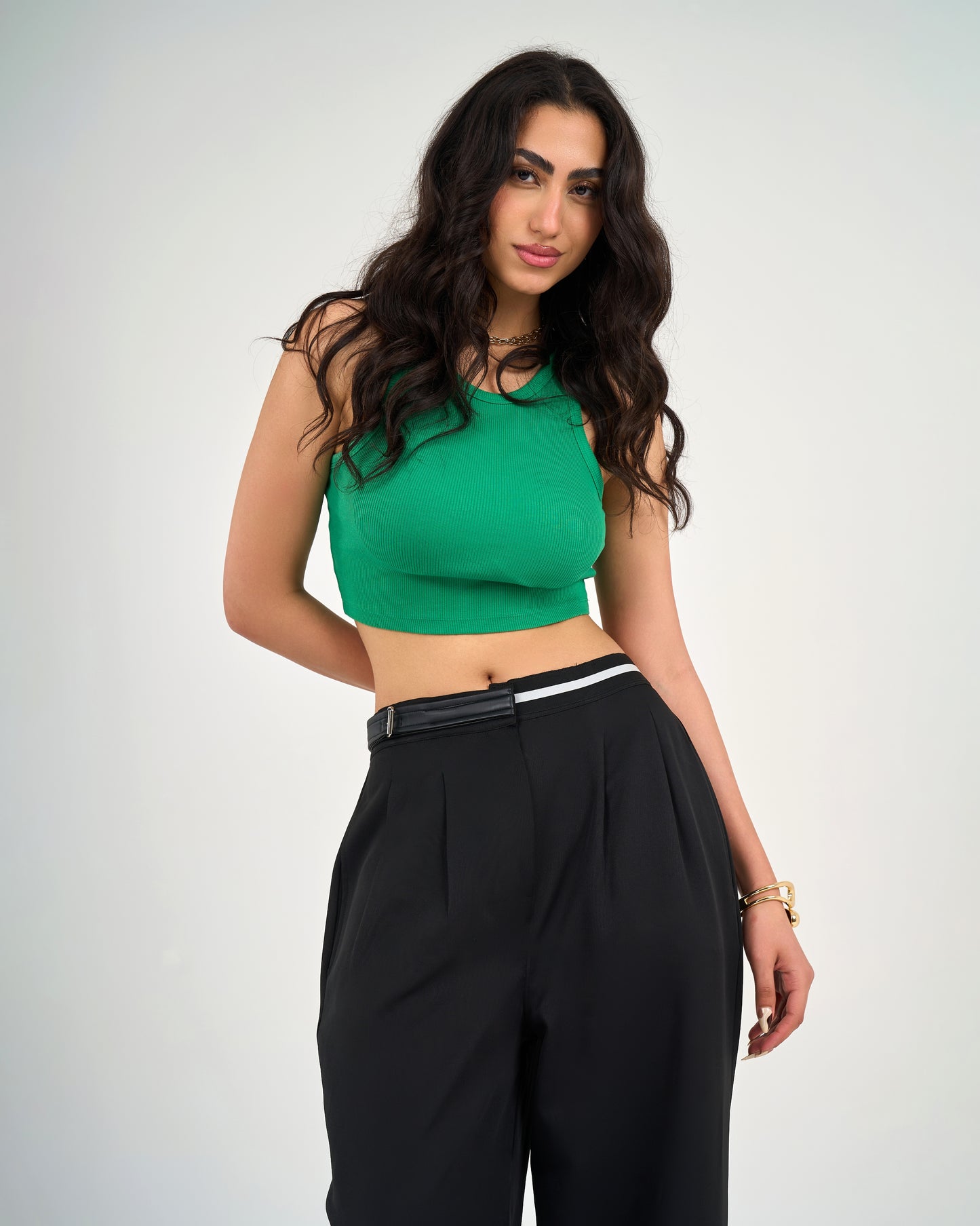 High Waisted Wide Leg Pants Black-High Waisted Wide Leg Pants