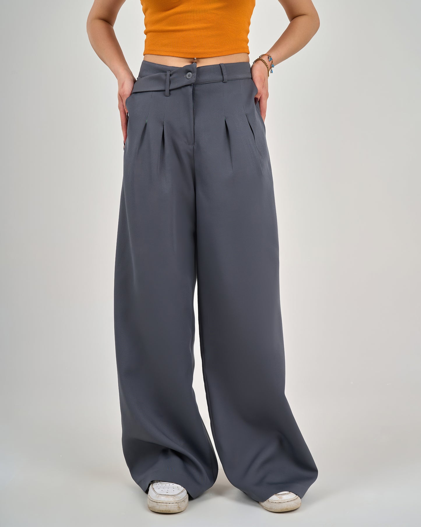 Seam trousers fabric decorative belt