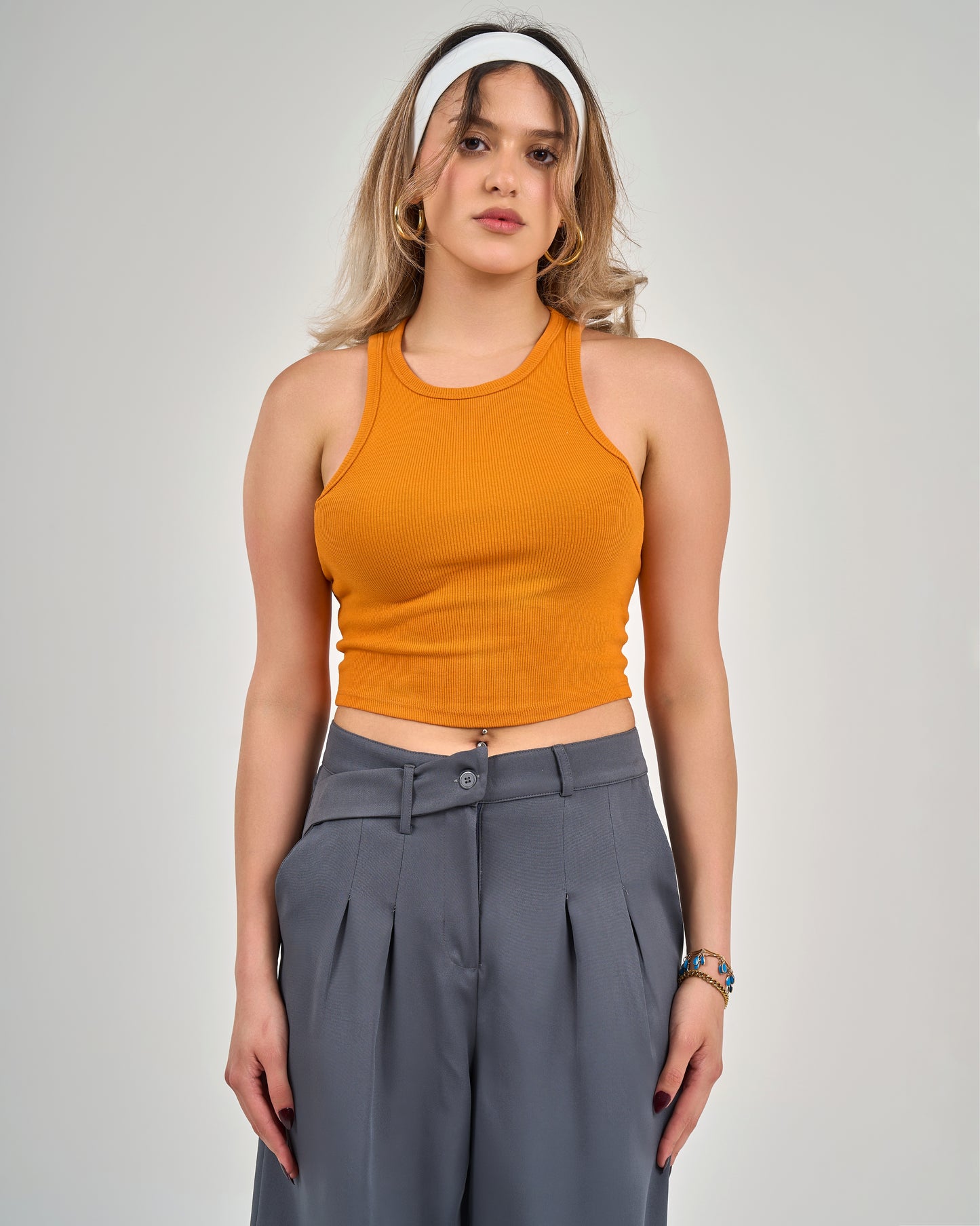 Seam trousers fabric decorative belt