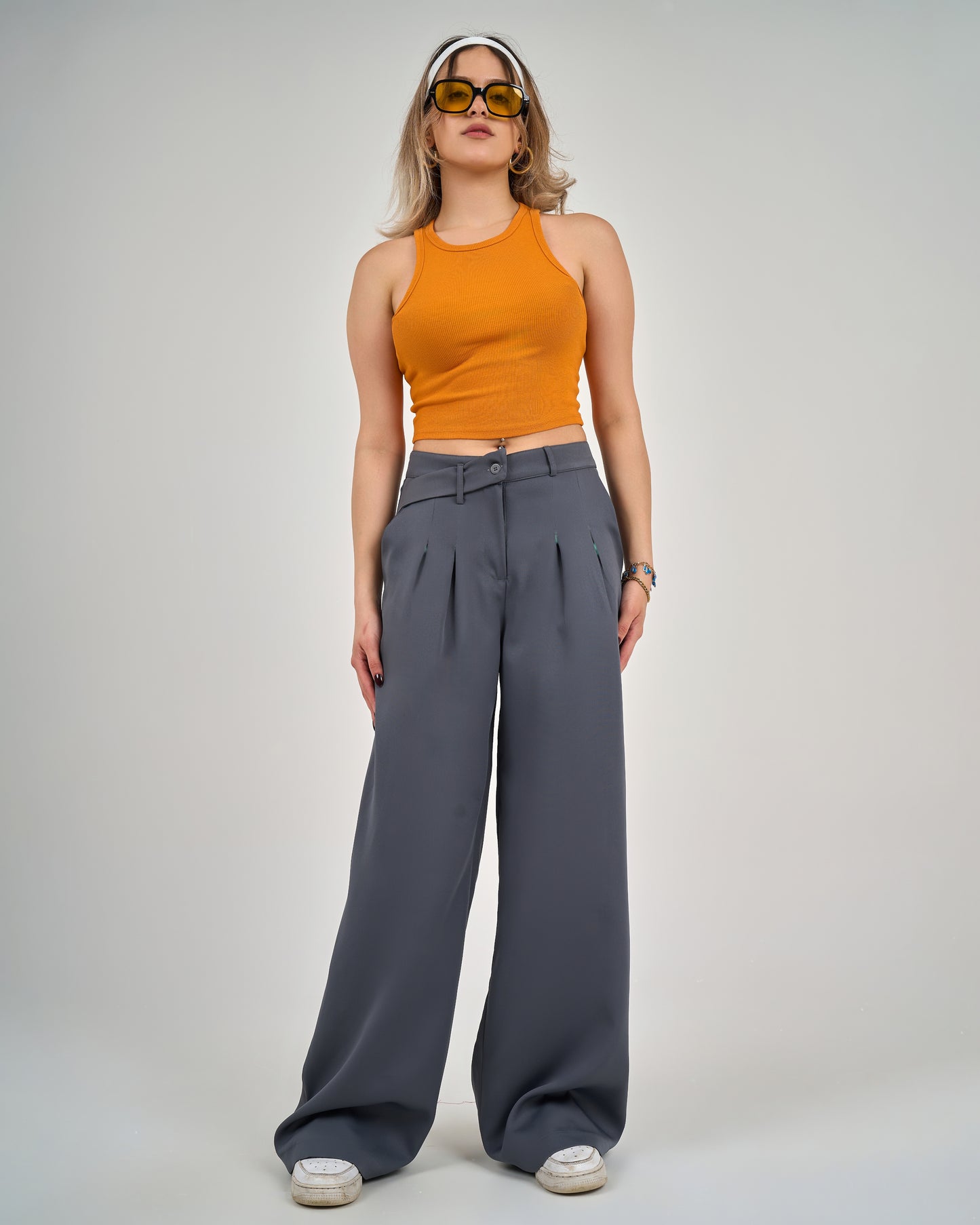 Seam trousers fabric decorative belt