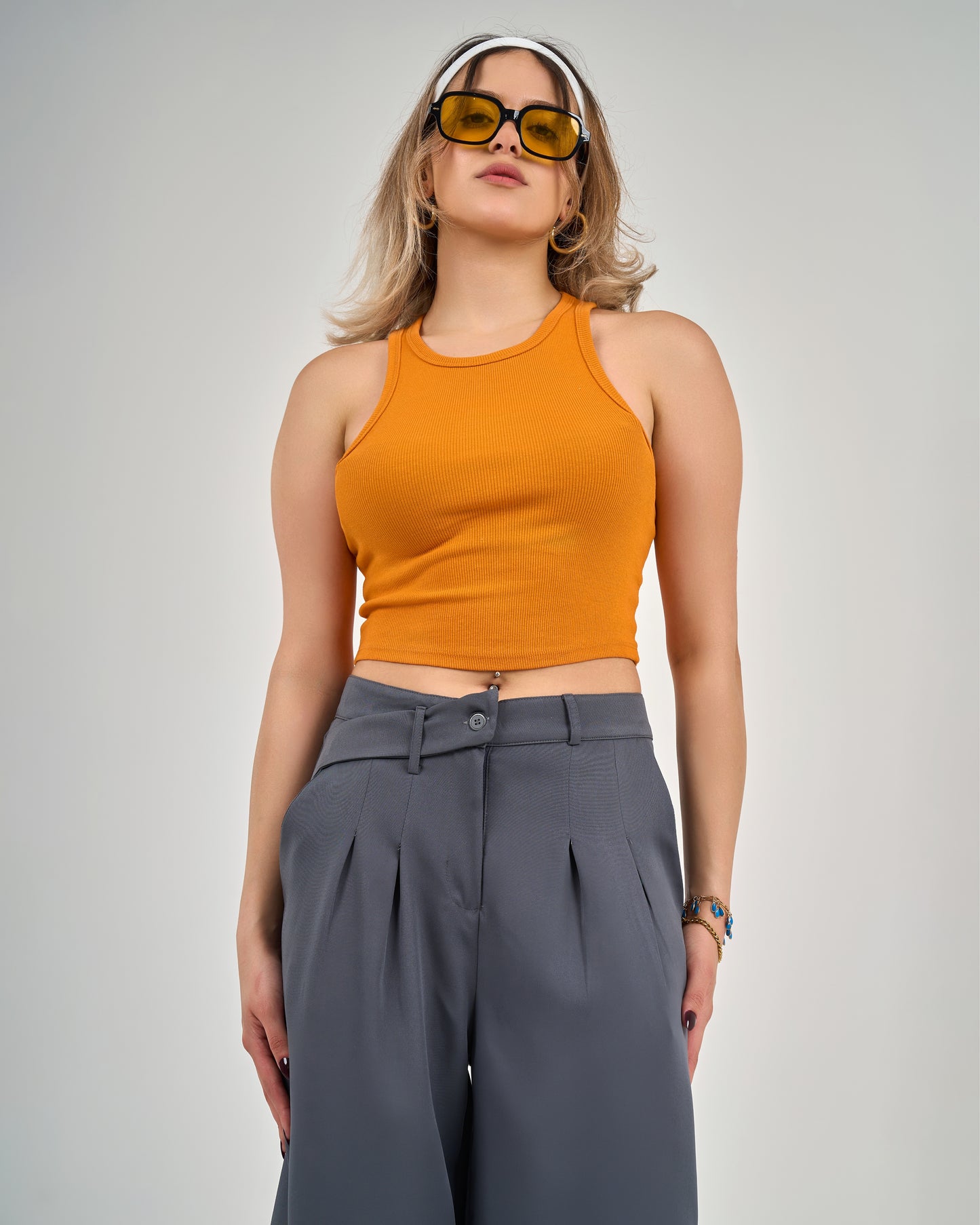 Seam trousers fabric decorative belt