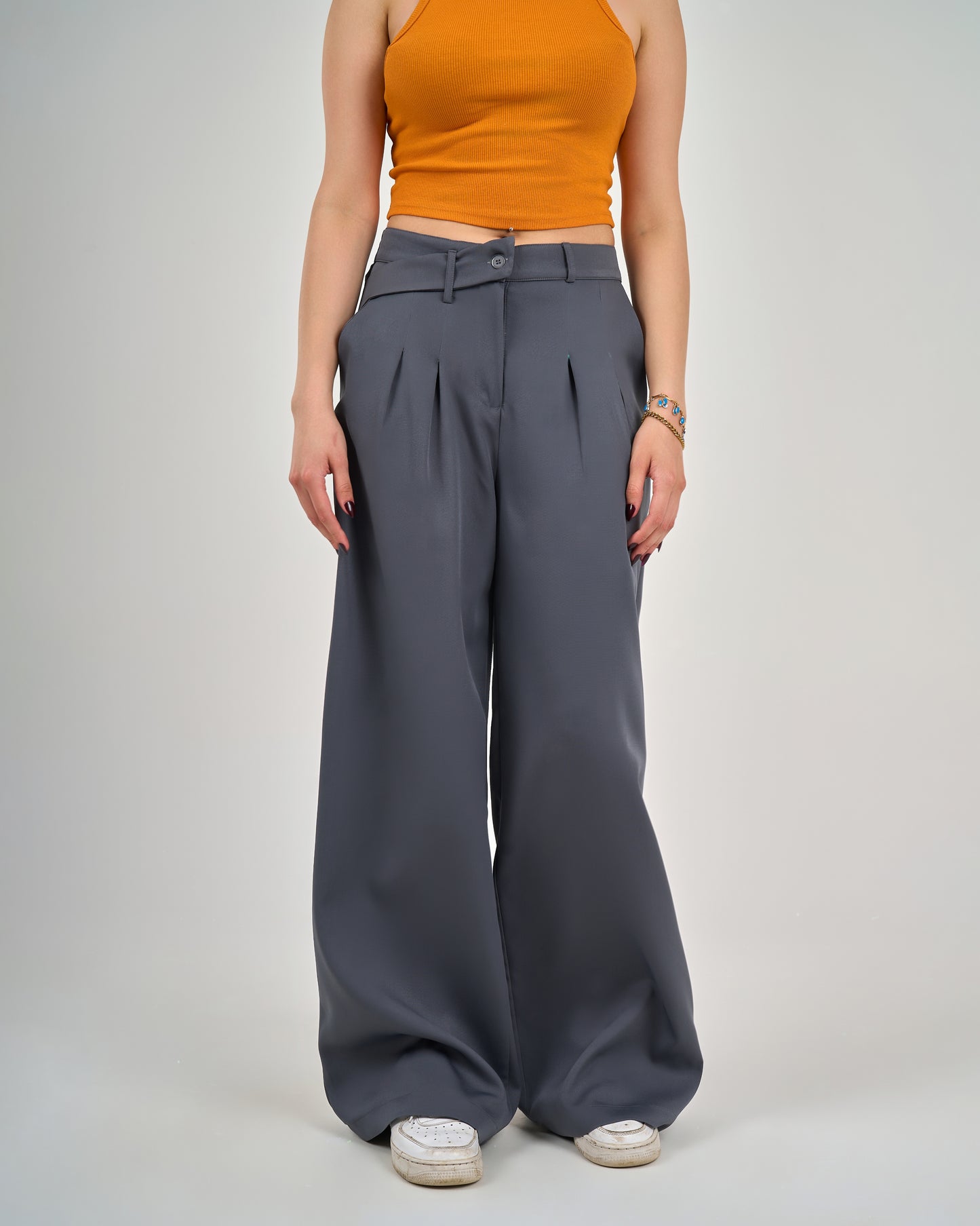 Seam trousers fabric decorative belt