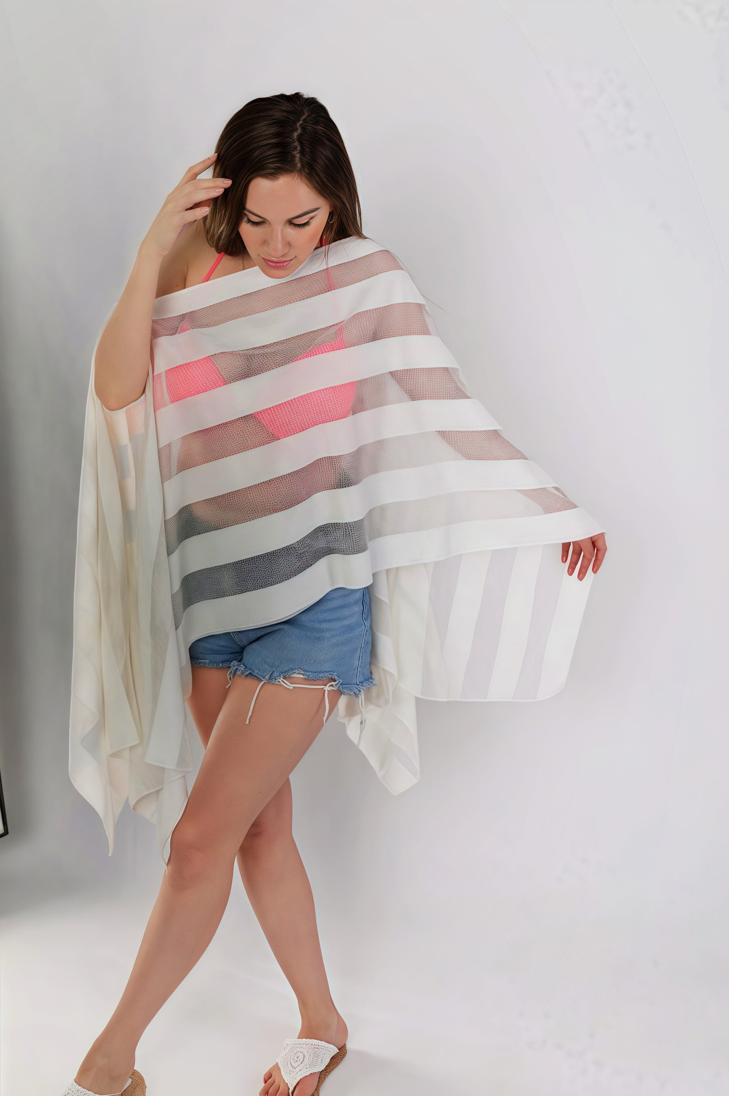 White Beach Cover up