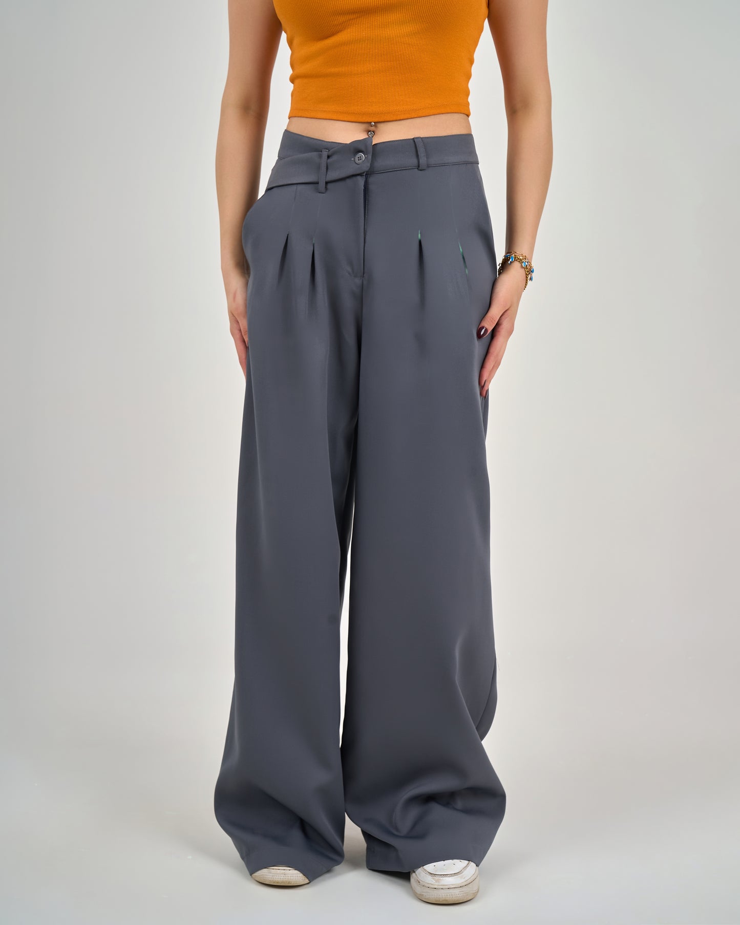 Seam trousers fabric decorative belt