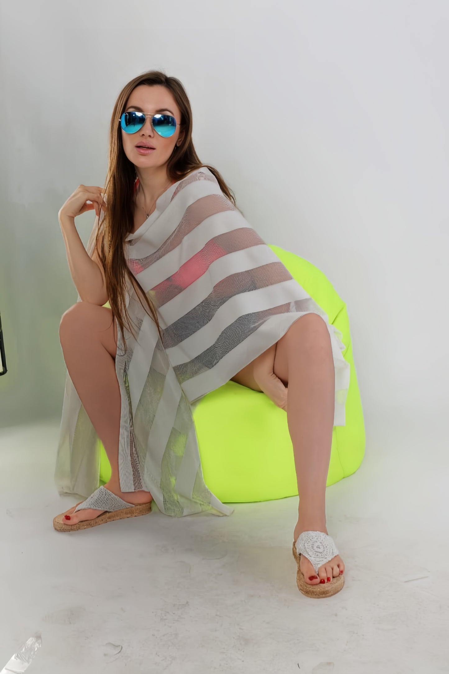 White Beach Cover up