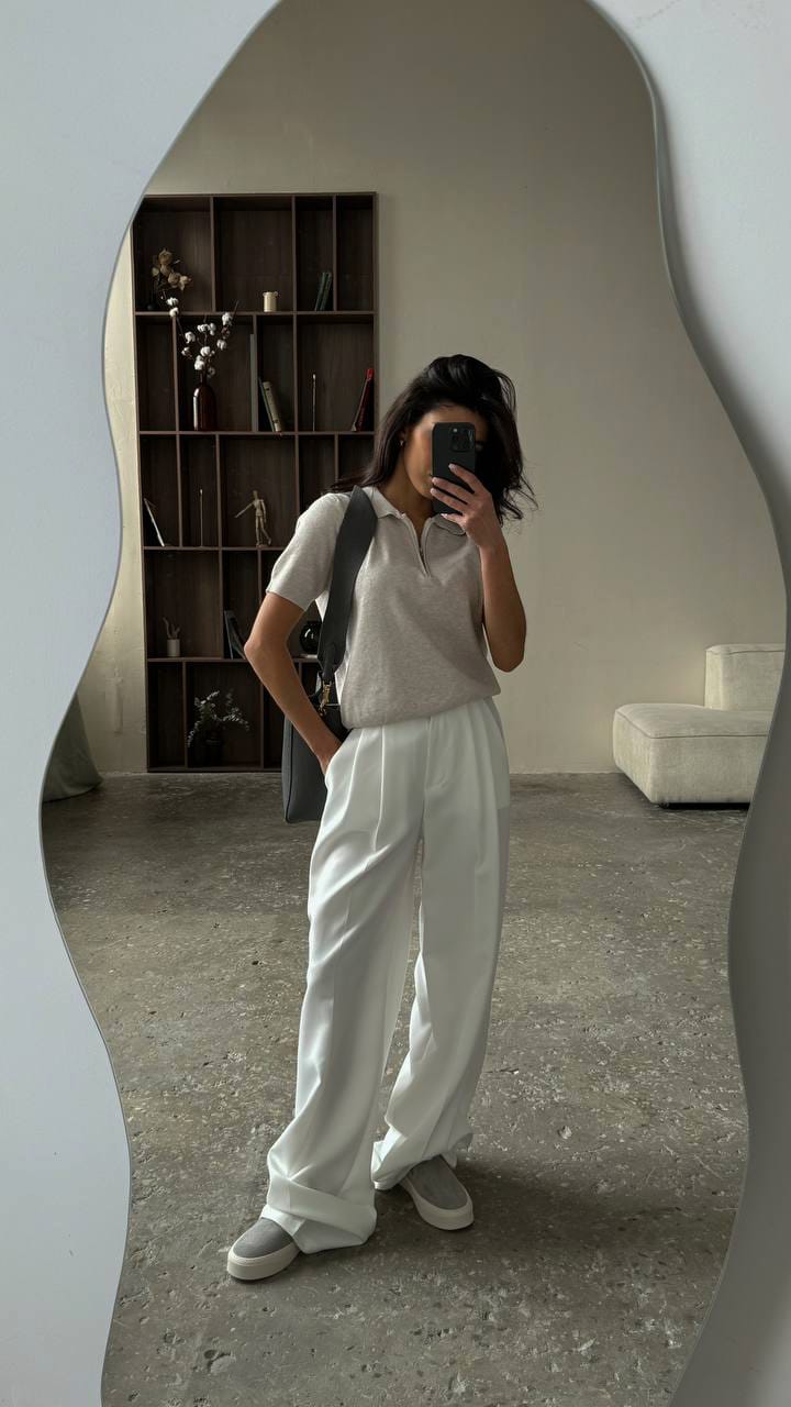 White Formal Pants