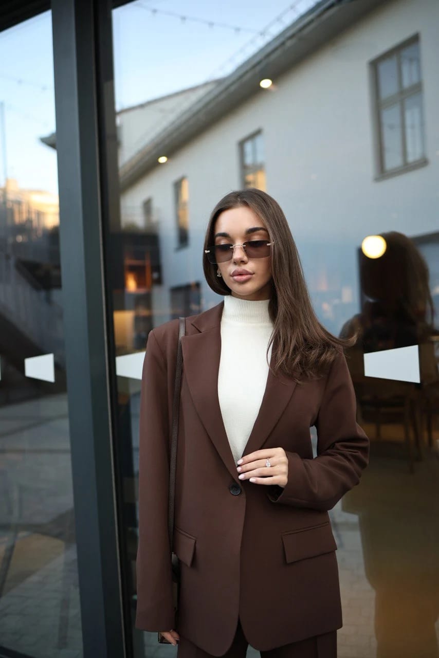 Brown Formal Suit