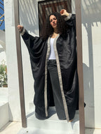 Abaya With gold Accessory