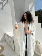 Abaya With Indian Accessory