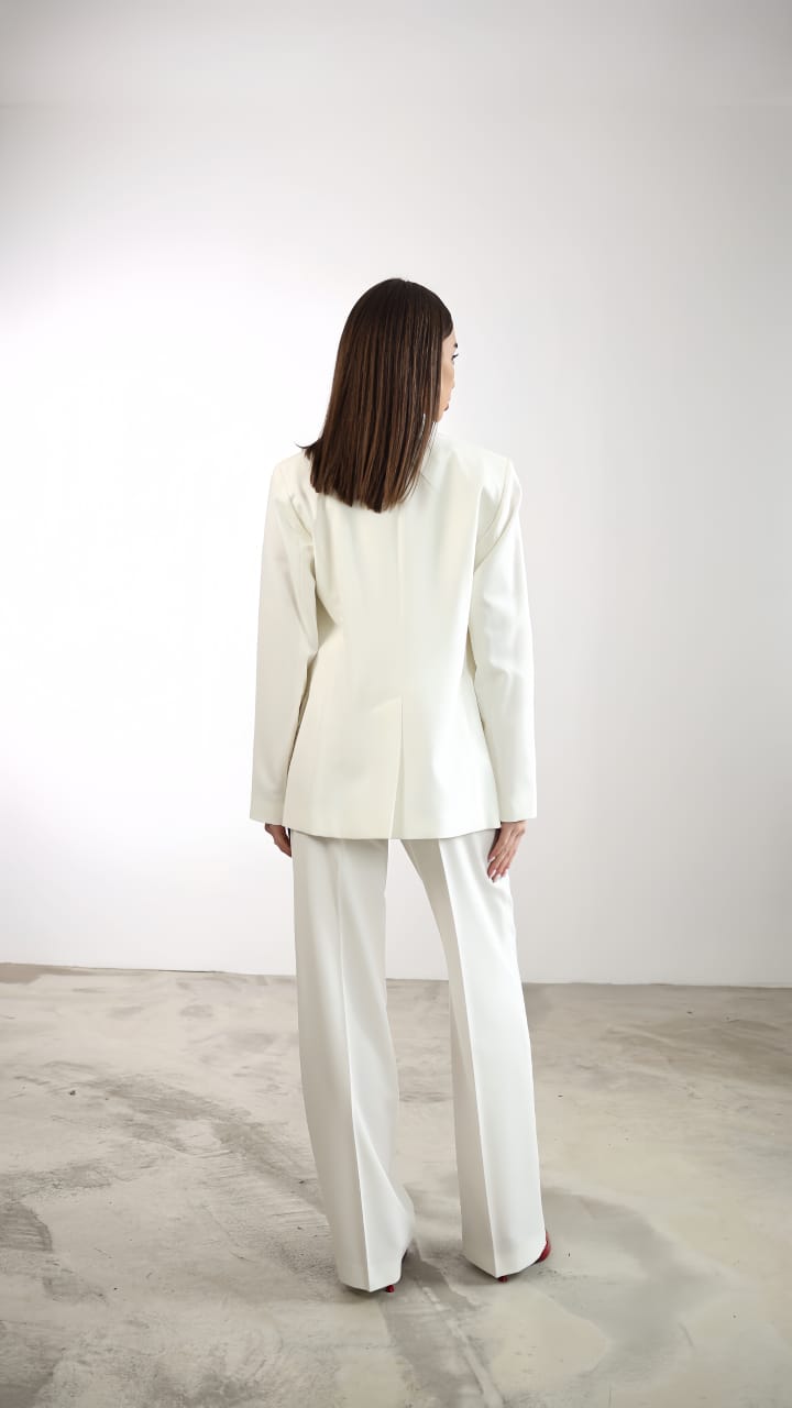 White 3 Pieces Suit