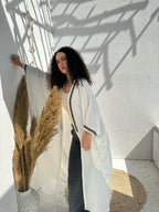 Abaya With Indian Accessory