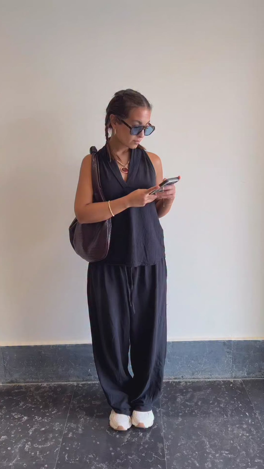 Luna Halter Linen Set