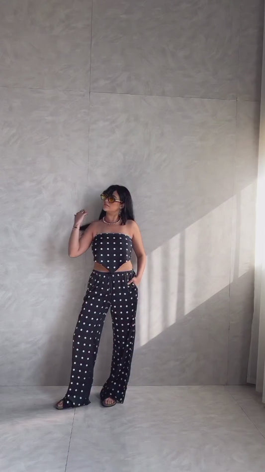 "Midnight Polka Summer Set"