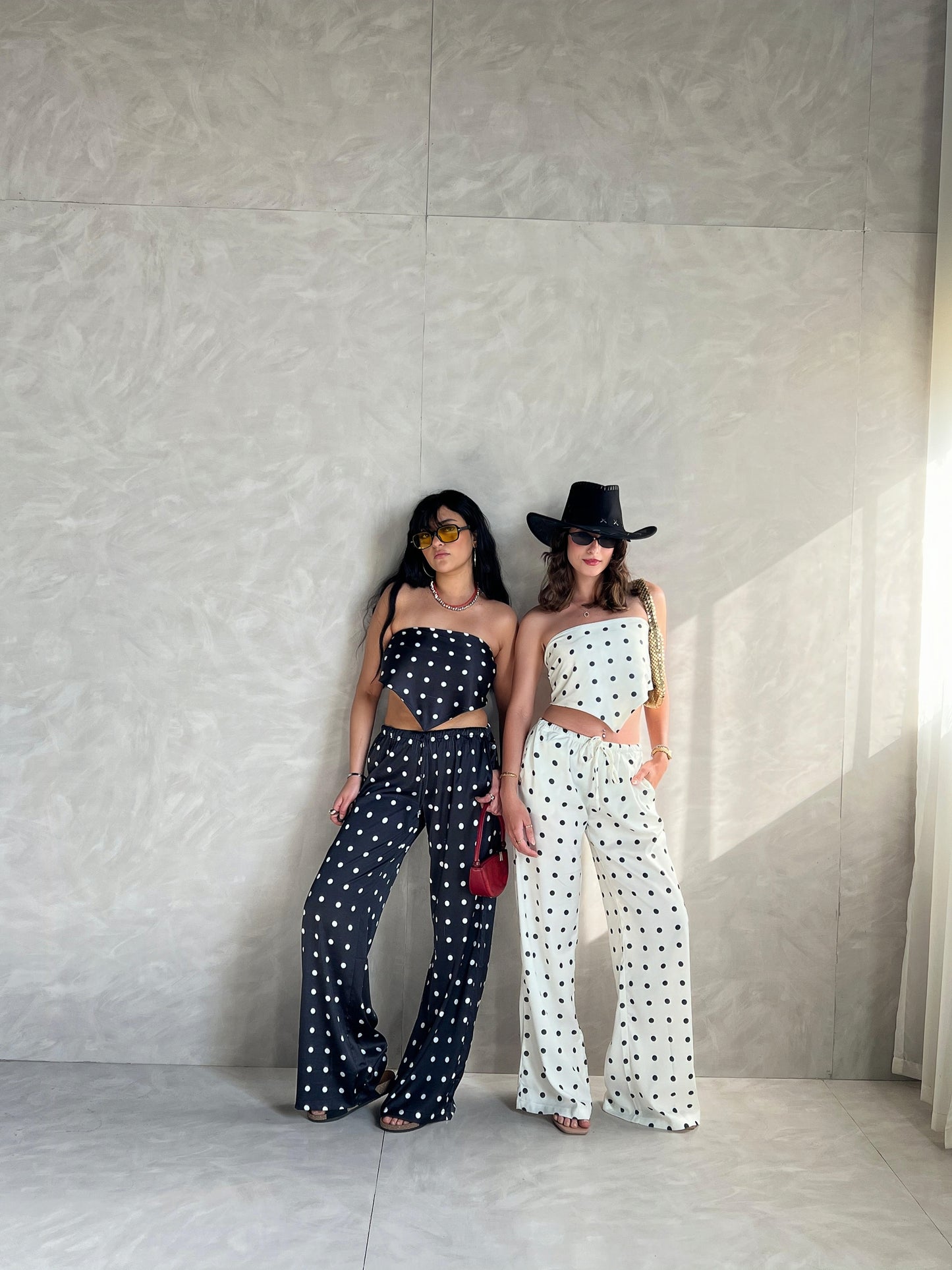 "Midnight Polka Summer Set"