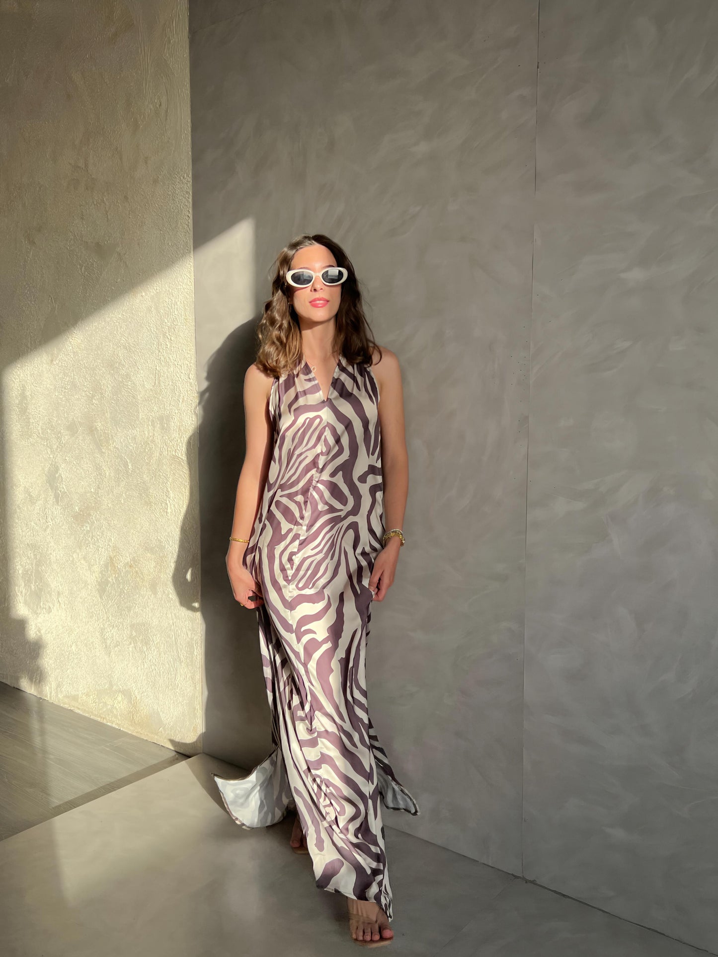 SAFARI Maxi Dress Brown