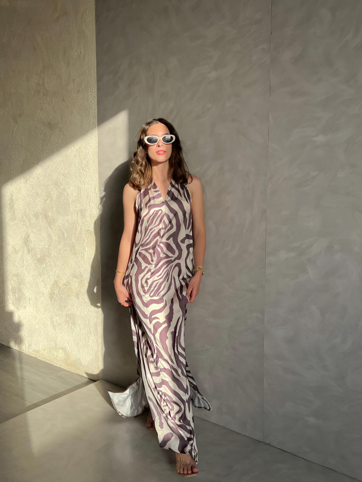 SAFARI Maxi Dress Brown