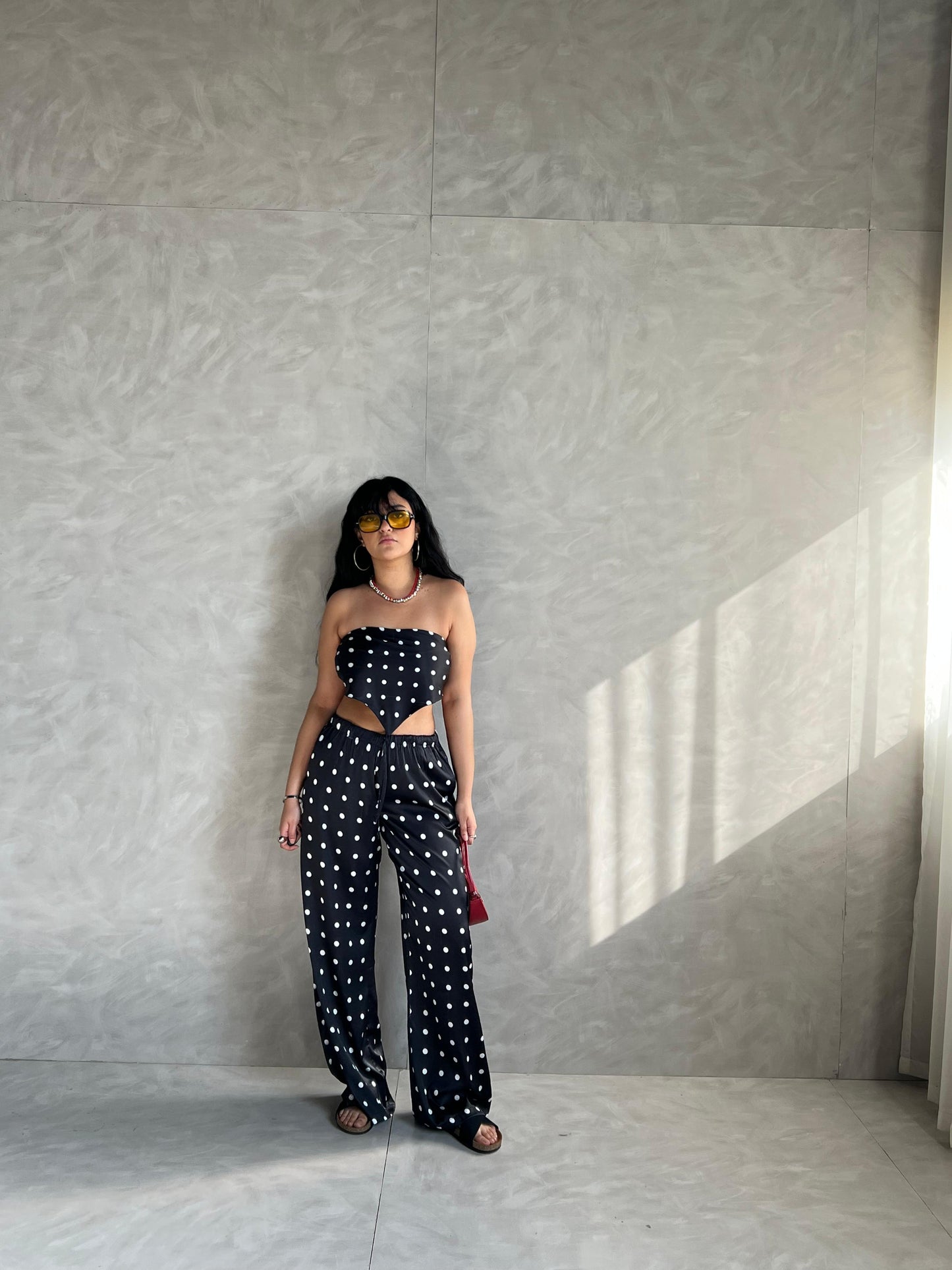 "Midnight Polka Summer Set"