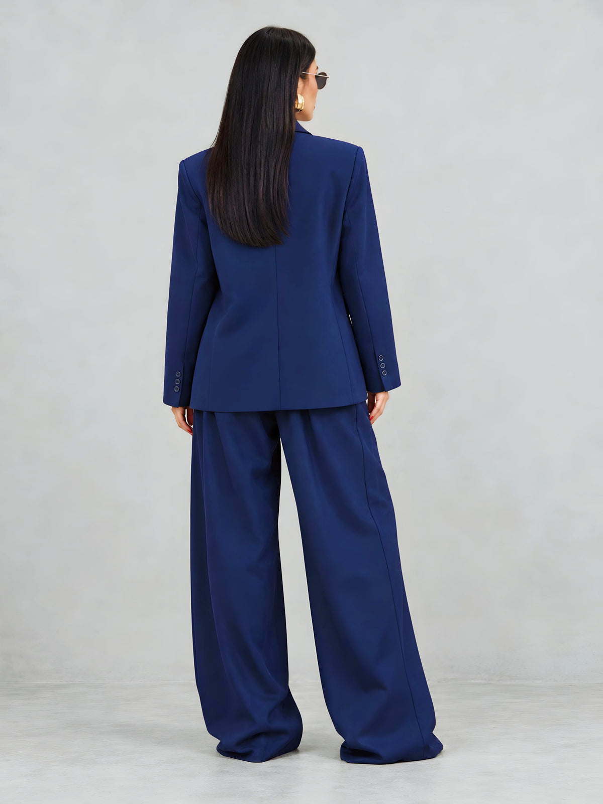 Asymmetric Wrap Suit