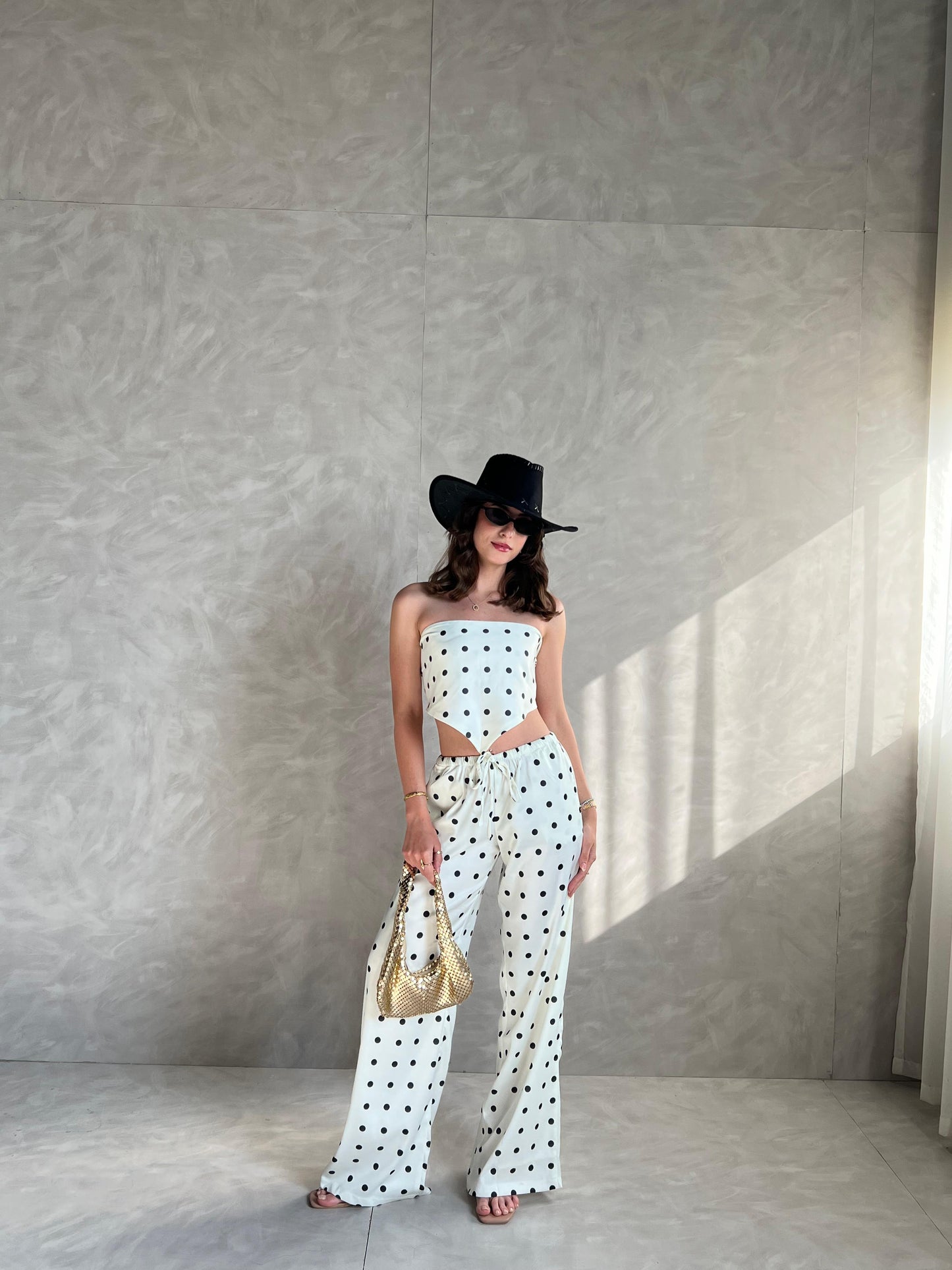 "Midnight Polka Summer Set"