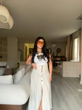 Linen Maxi Skirt