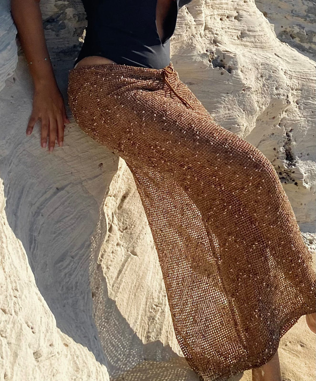 Fontelina KNITTED Maxi Skirt