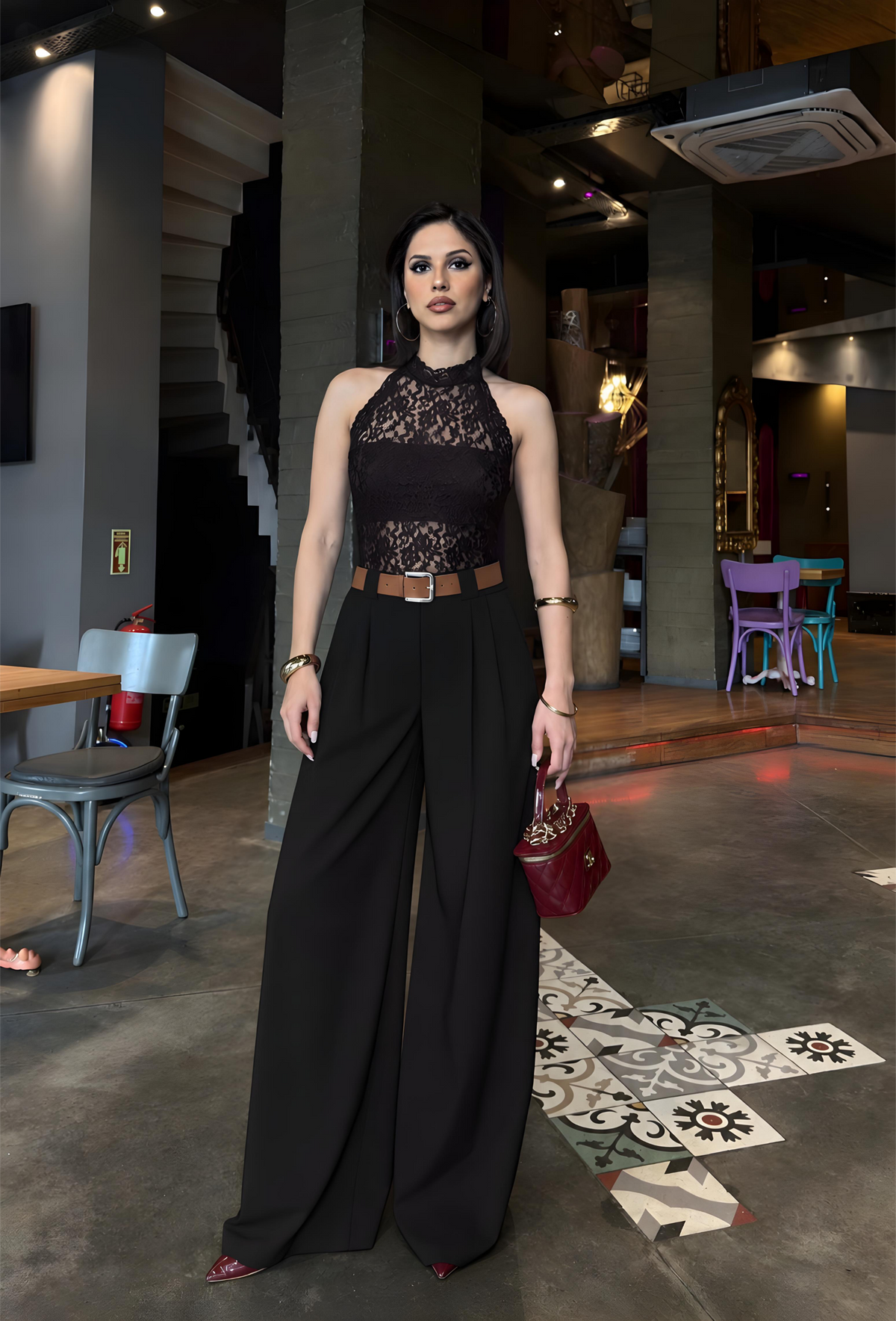 Celine Wide-Leg Pants