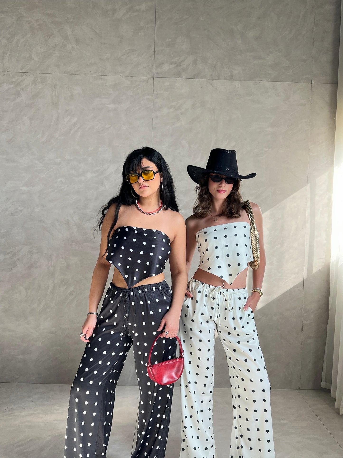 "Midnight Polka Summer Set"