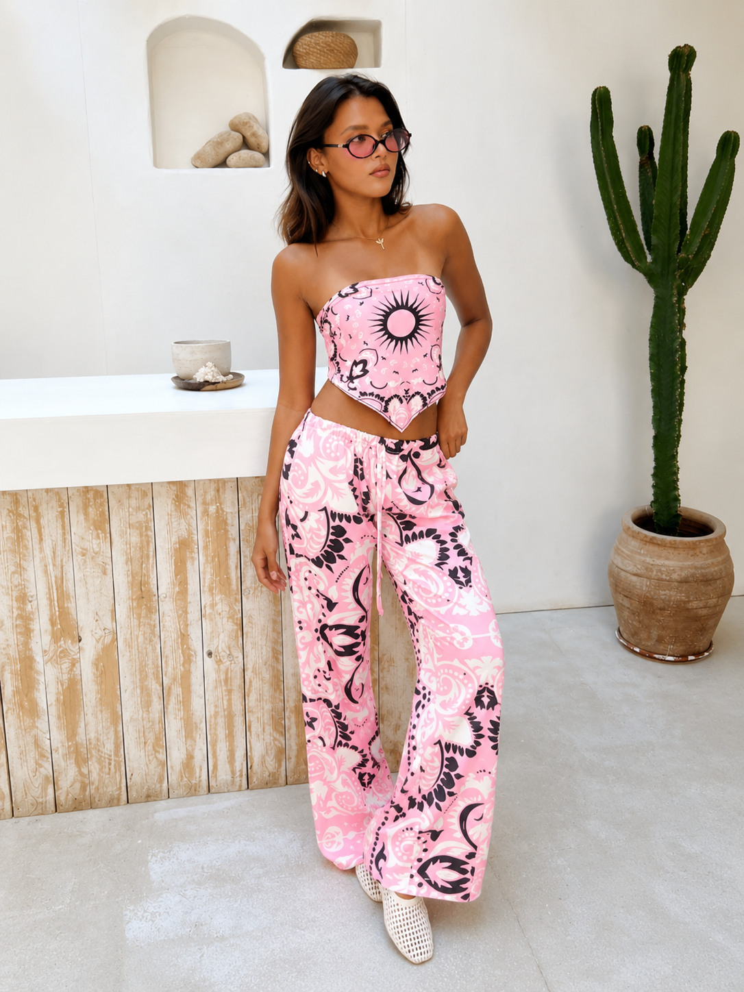 Blush Boho Satin Set