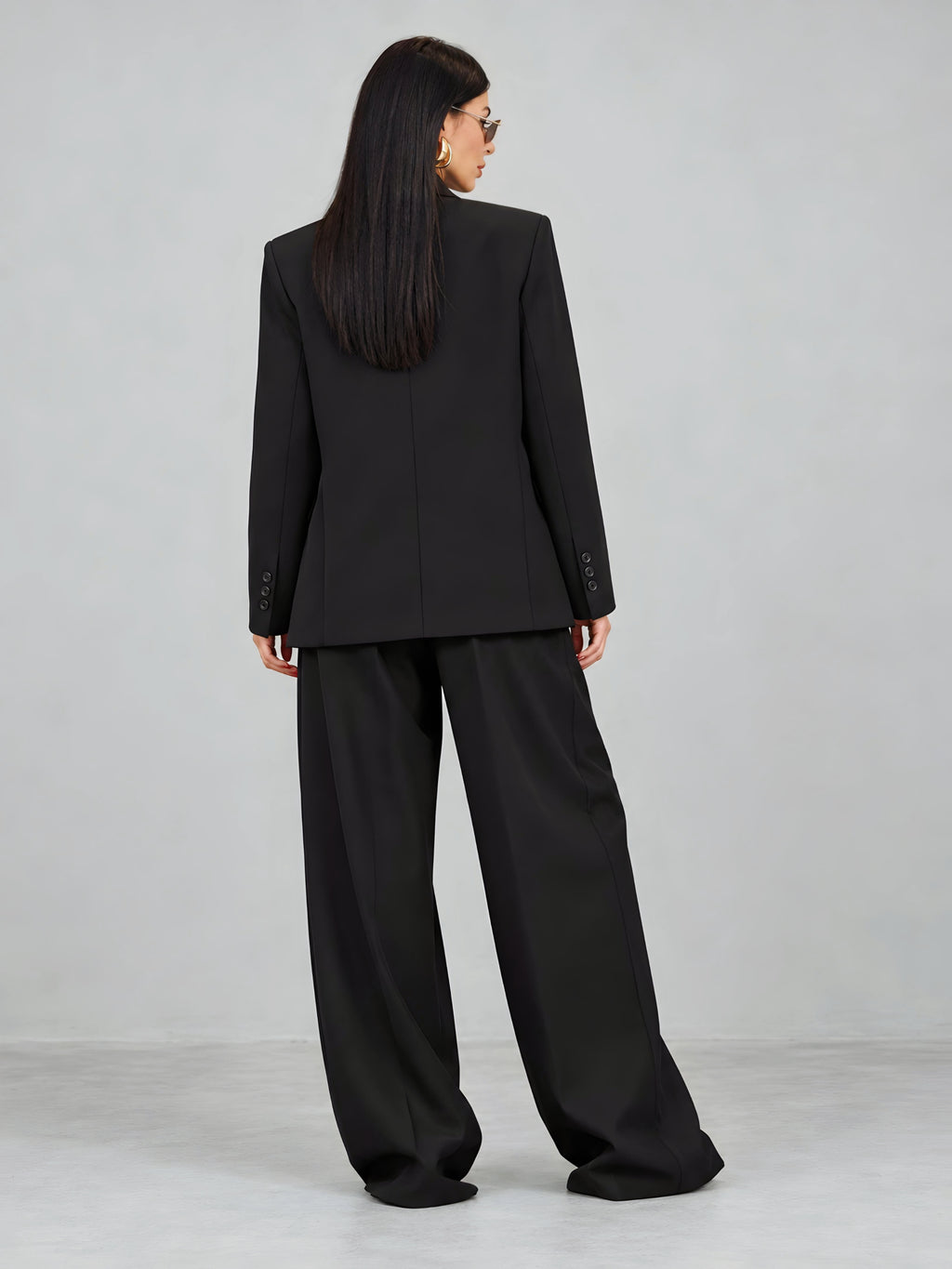 Asymmetric Wrap Suit
