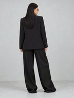 Asymmetric Wrap Suit