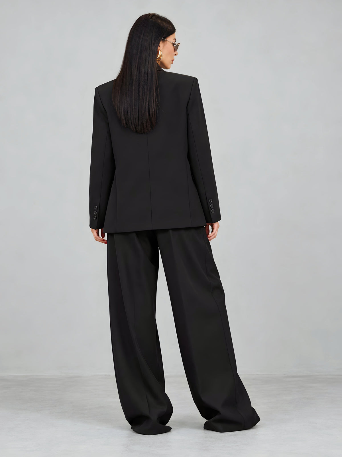 Asymmetric Wrap Suit