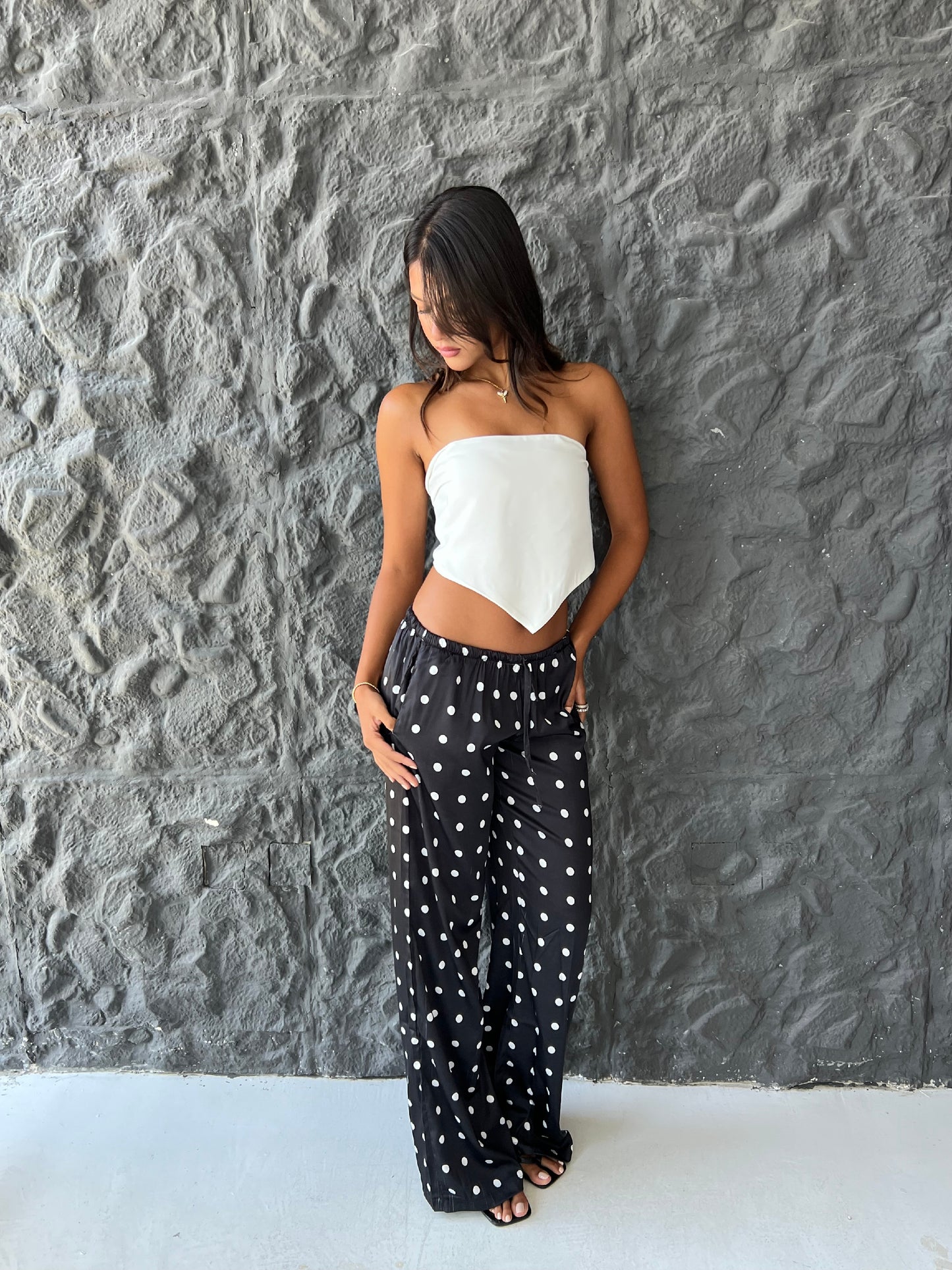 Mix & Match Polka Satin Set