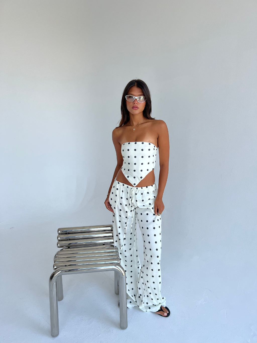 "Midnight Polka Summer Set"