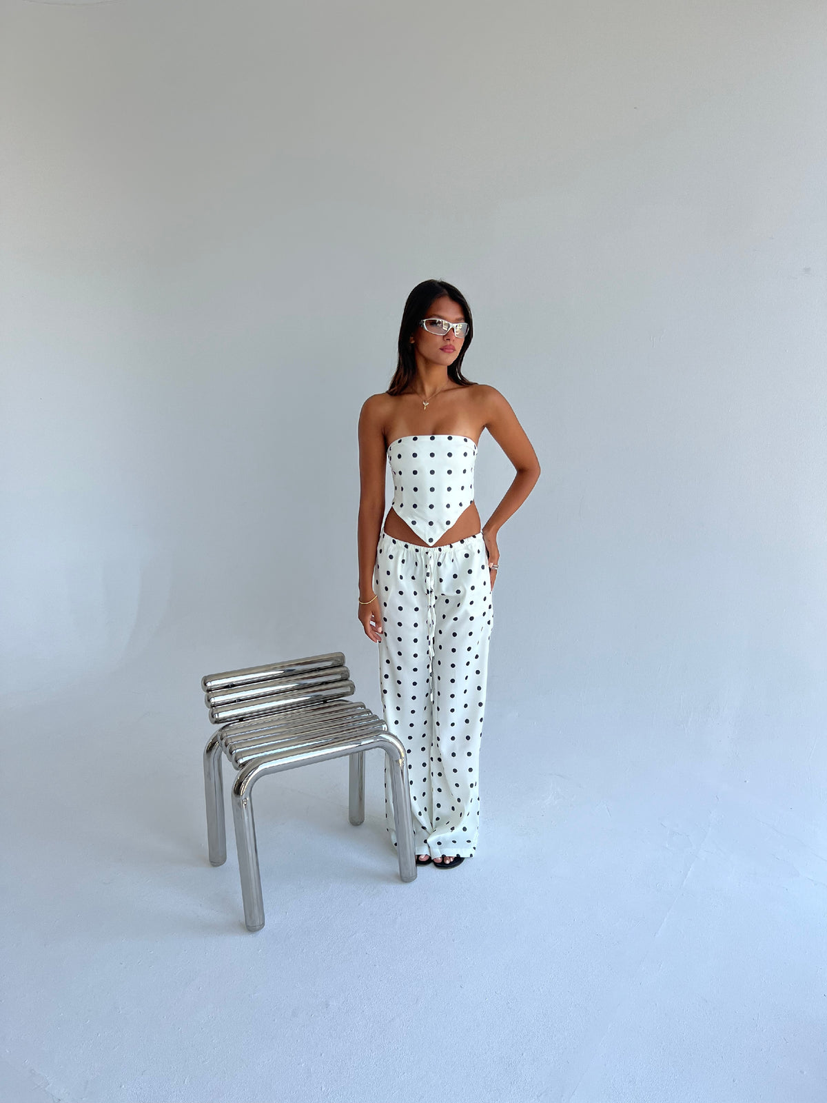 "Midnight Polka Summer Set"