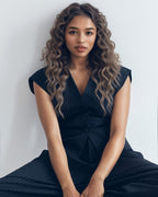 Elegant Stylish Belted Trousers Set