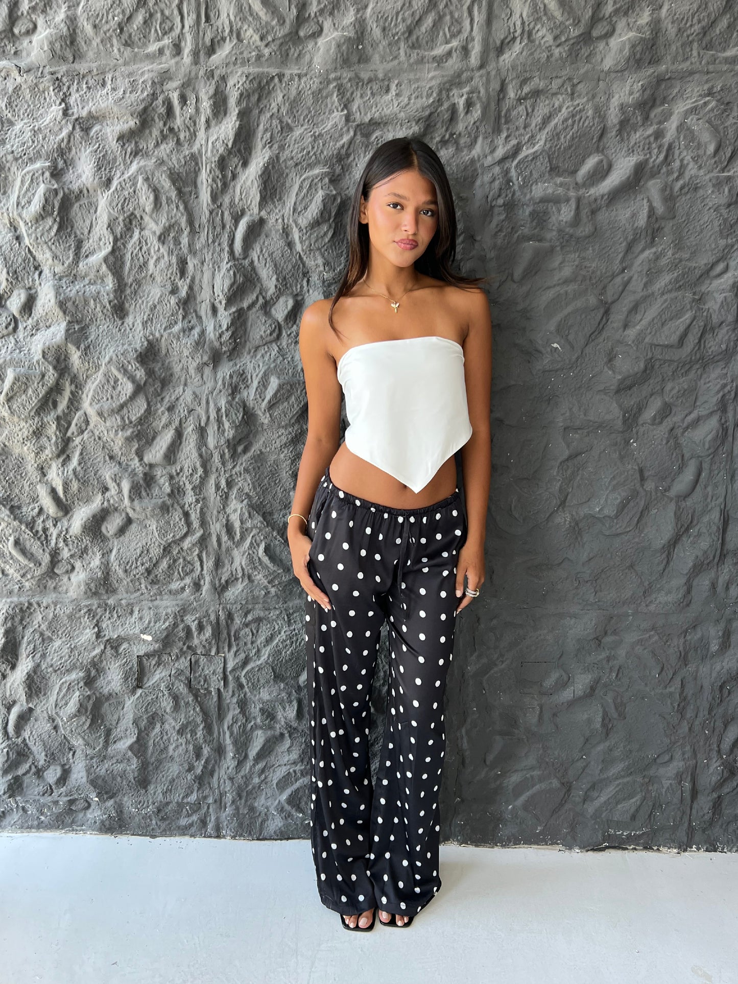 Mix & Match Polka Satin Set