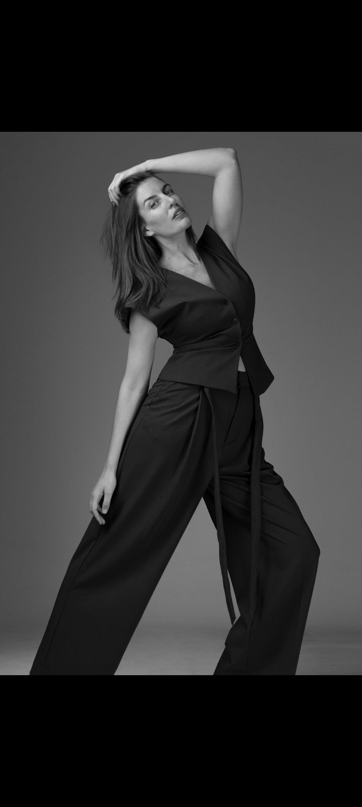 Stylish Belted Trousers Set