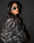 The Rebel Eyelet Leather Jacket