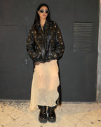 The Rebel Eyelet Leather Jacket