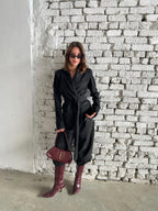 Suede Jacket and Trouser Set