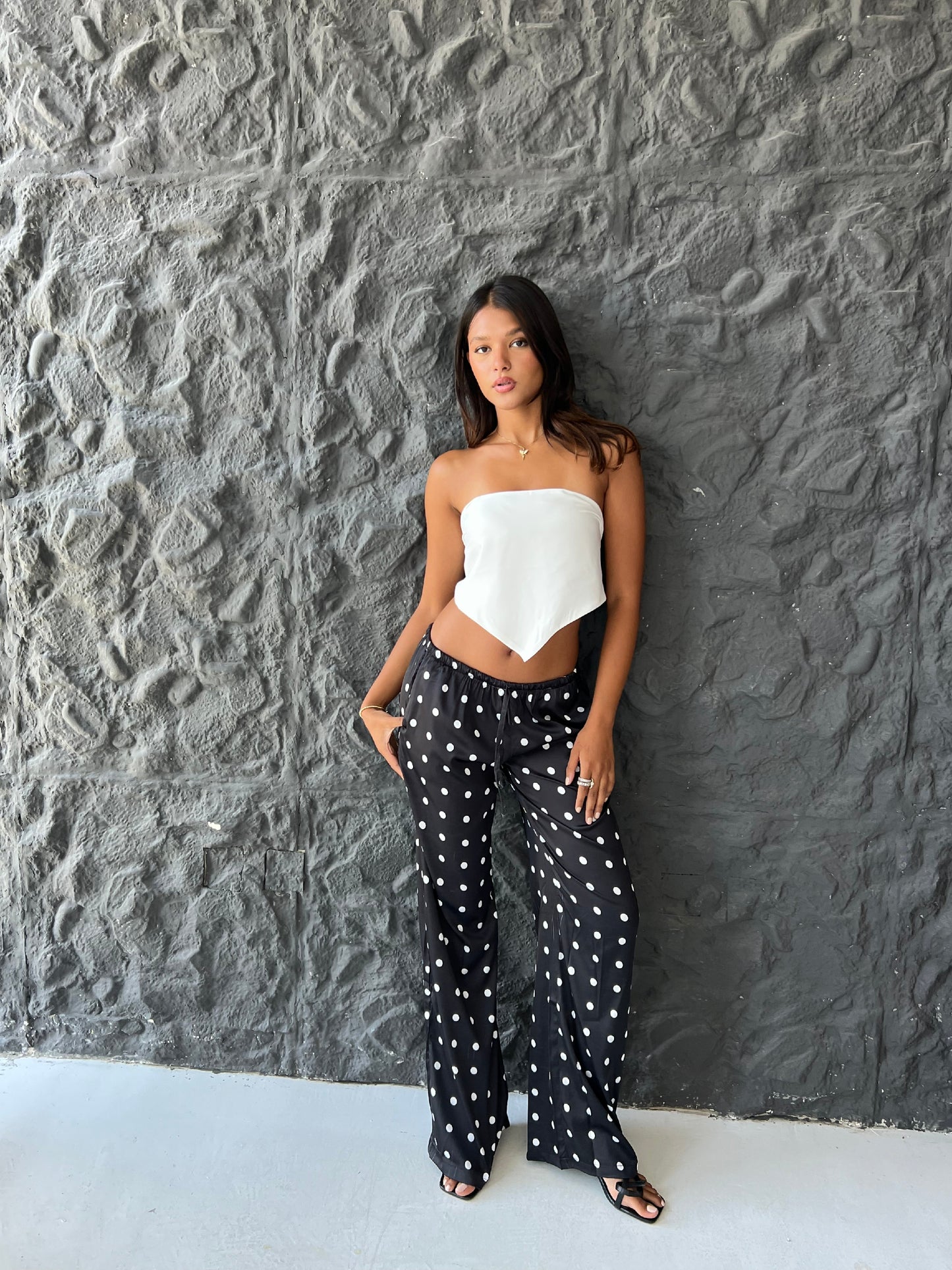 Mix & Match Polka Satin Set