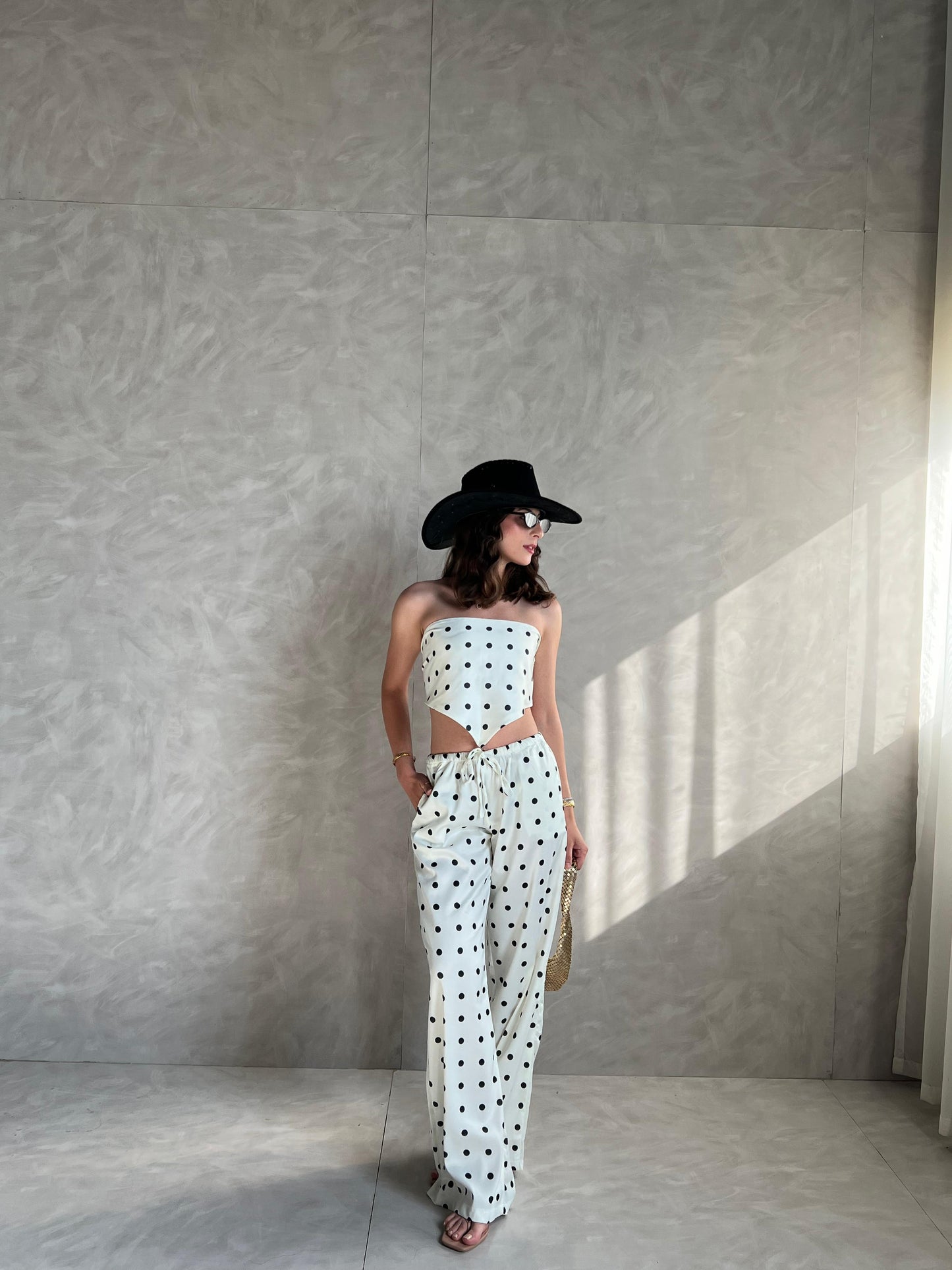 "Midnight Polka Summer Set"