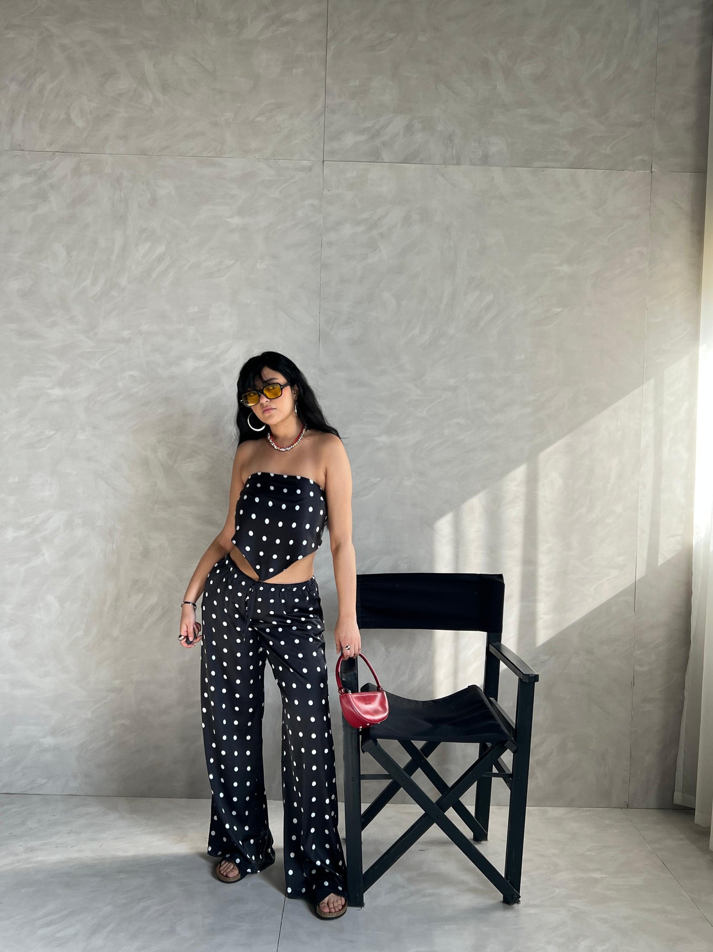 "Midnight Polka Summer Set"