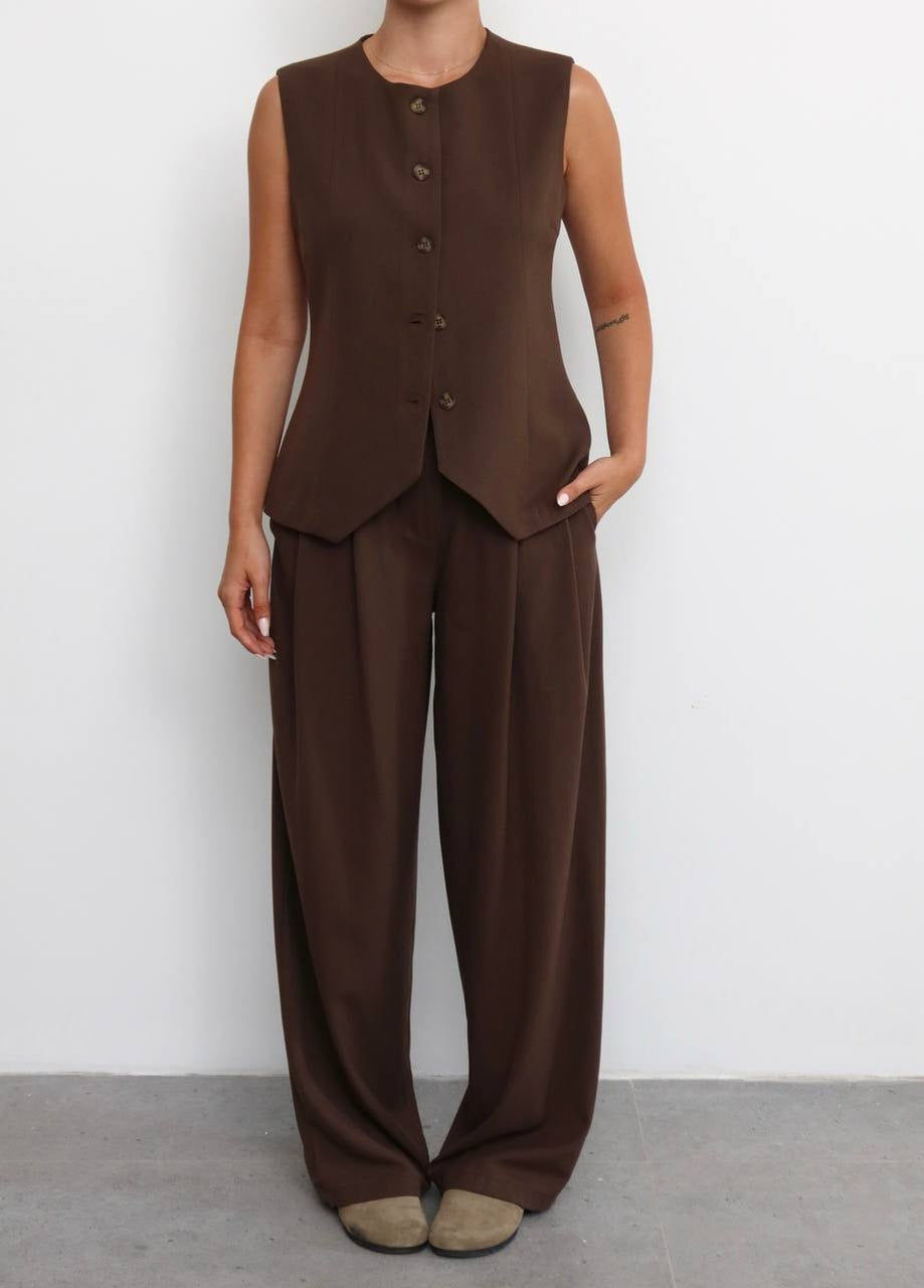 Brown Carine Vest