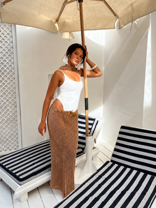 Fontelina KNITTED Maxi Skirt