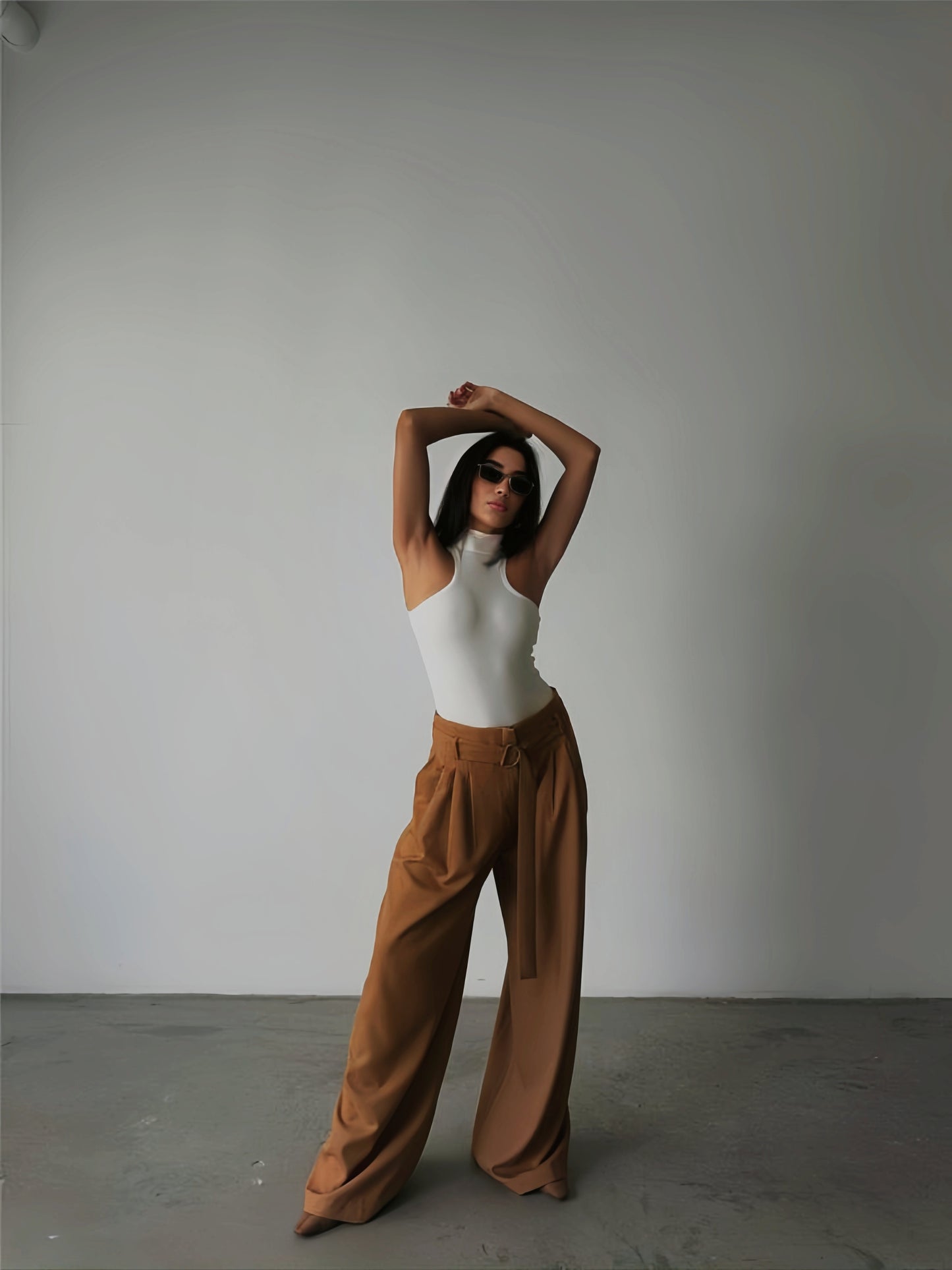 Ring Belt Trousers